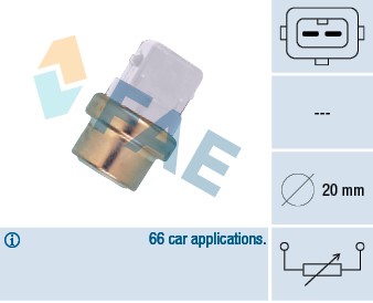 Kylvätsketemperatur-sensor Fae 32600 FAE