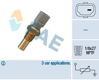 Kylvätsketemperatur-sensor Fae 32690 FAE