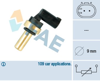 Kylvätsketemperatur-sensor Fae 32705 FAE