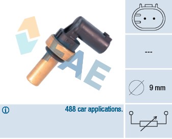 Kylvätsketemperatur-sensor Fae 32710 FAE
