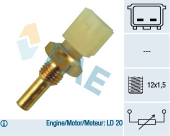 Sensor, kylvätsketemperatur Fae 33040 FAE