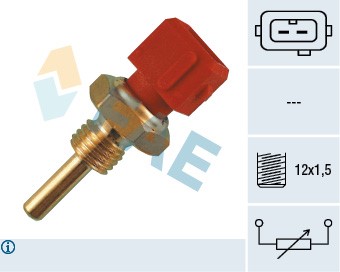 Sensor, kylvätsketemperatur Fae 33080 FAE