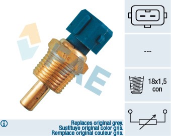 Sensor, kylvätsketemperatur Fae 33150 FAE