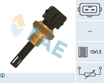 Sensor, insugslufttemperatur 12V Fae 33166 FAE