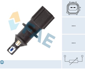 Sensor, insugslufttemperatur Fae 33179 FAE