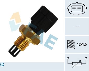 Sensor, insugslufttemperatur 12V Fae 33230 FAE