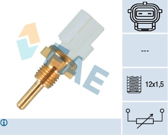Sensor, kylvätsketemperatur Fae 33255 FAE