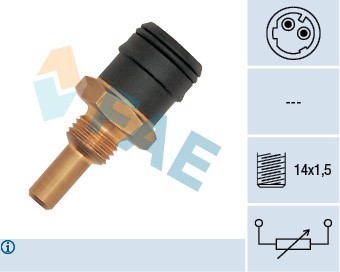 Sensor, kylvätsketemperatur Fae 33280 FAE