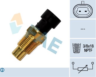 Kylvätsketemperatur-sensor Fae 33331 FAE