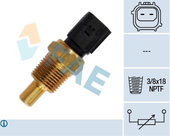 Sensor, kylvätsketemperatur Fae 33335 FAE
