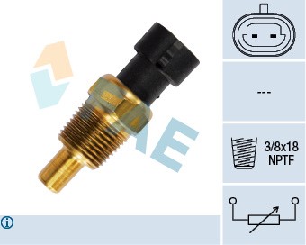 Sensor, kylvätsketemperatur Fae 33340 FAE
