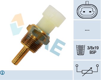 Sensor, kylvätsketemperatur Fae 33345 FAE