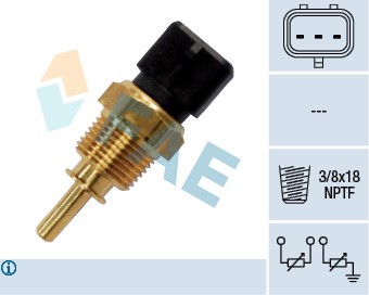 Sensor, kylvätsketemperatur Fae 33355 FAE