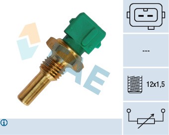 Sensor, kylvätsketemperatur Fae 33360 FAE