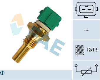 Sensor, kylvätsketemperatur Fae 33400 FAE