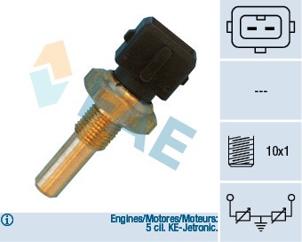 Sensor, kylvätsketemperatur Fae 33410 FAE