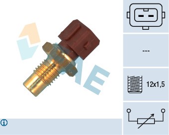Sensor, kylvätsketemperatur Fae 33415 FAE