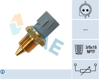 Sensor, kylvätsketemperatur Fae 33430 FAE