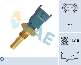 Sensor, bränsletemperatur Fae 33490 FAE