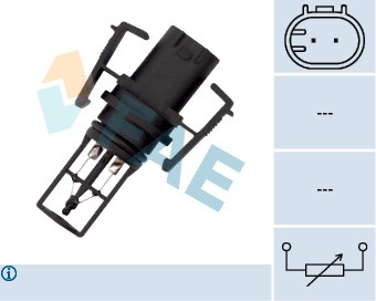 Sensor, insugslufttemperatur Fae 33504 FAE