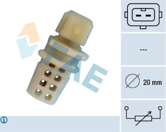 Sensor, insugslufttemperatur 12V Fae 33520 FAE Sensor, insugslufttemperatur 12V Fae 33520 FAE