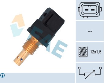 Sensor, insugslufttemperatur Fae 33536 FAE