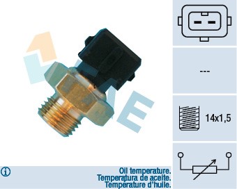 Sensor, kylvätsketemperatur Fae 33560 FAE