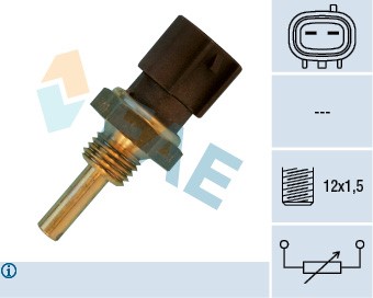 Sensor, kylvätsketemperatur Fae 33580 FAE