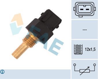 Sensor, kylvätsketemperatur Fae 33590 FAE