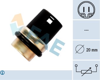 Sensor, kylvätsketemperatur Fae 33610 FAE