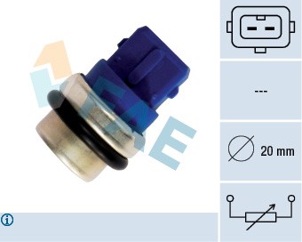 Sensor, kylvätsketemperatur Fae 33630 FAE
