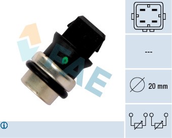 Kylvätsketemperatur-sensor Fae 33650 FAE
