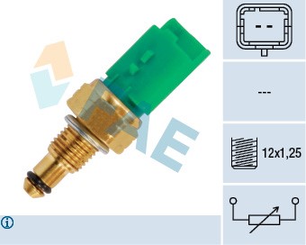Sensor, kylvätsketemperatur Fae 33695 FAE