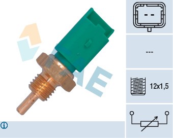 Sensor, kylvätsketemperatur Fae 33705 FAE