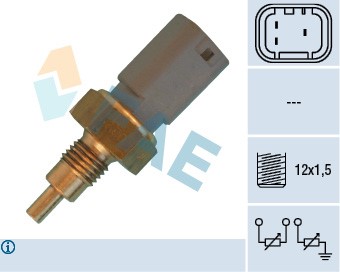 Kylvätsketemperatur-sensor 12V Fae 33720 FAE