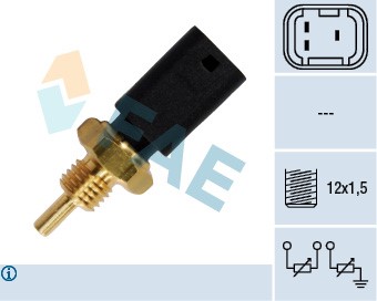 Sensor, kylvätsketemperatur Fae 33721 FAE