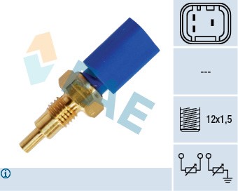 Sensor, kylvätsketemperatur Fae 33722 FAE