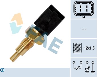 Sensor, kylvätsketemperatur Fae 33723 FAE