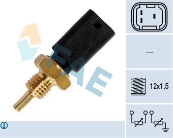 Sensor, kylvätsketemperatur Fae 33724 FAE
