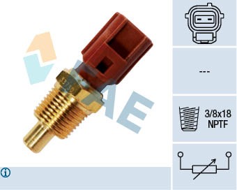Sensor, kylvätsketemperatur Fae 33730 FAE