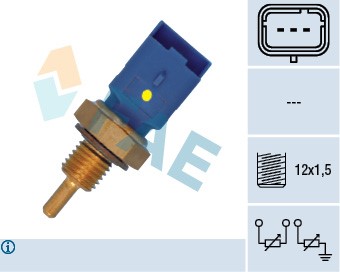 Kylvätsketemperatur-sensor Fae 33795 FAE