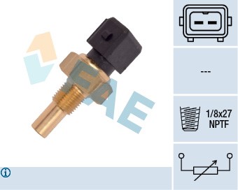 Sensor, kylvätsketemperatur Fae 33830 FAE