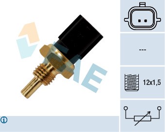 Kylvätsketemperatur-sensor Fae 33840 FAE