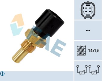 Kylvätsketemperatur-sensor Fae 33860 FAE