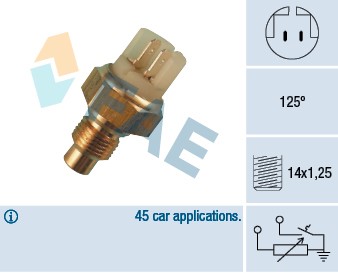 Kylvätsketemperatur-sensor Fae 34040 FAE