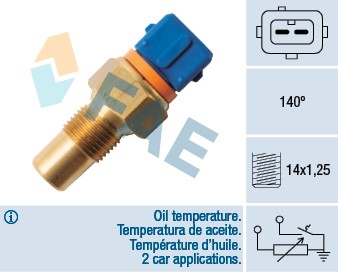 Kylvätsketemperatur-sensor Fae 34120 FAE