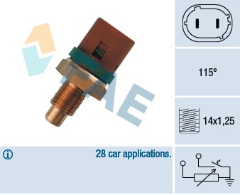 Kylvätsketemperatur-sensor Fae 34230 FAE Kylvätsketemperatur-sensor Fae 34230 FAE