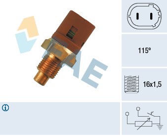 Kylvätsketemperatur-sensor Fae 34290 FAE