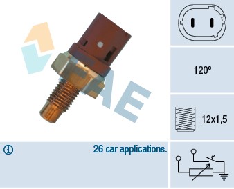 Kylvätsketemperatur-sensor Fae 34390 FAE