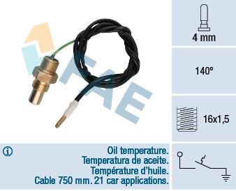 Sensor, oljetemperatur Fae 35230 FAE